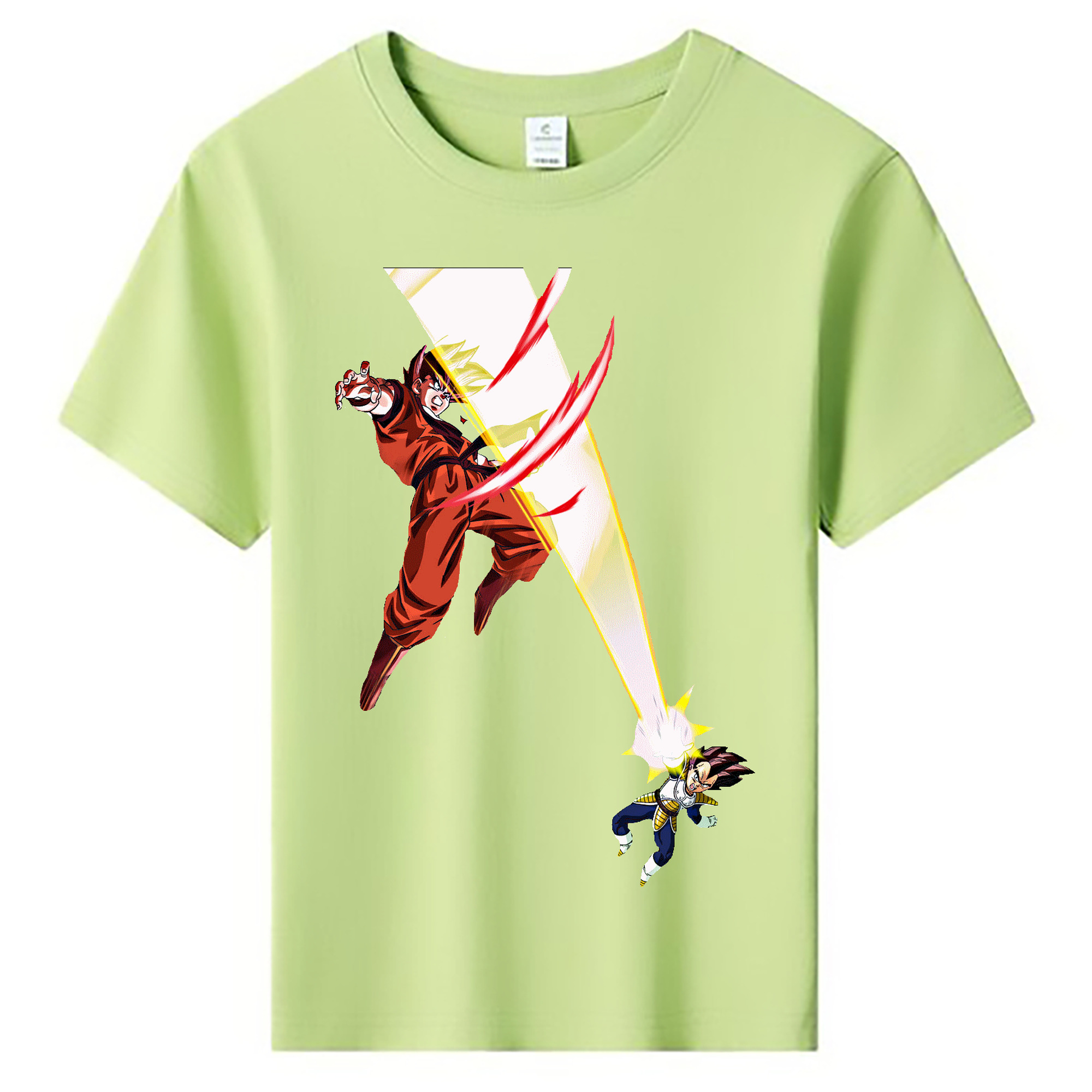 （画像用） ドラゴンボール ベジータ四世（Bejīta Yonsei）DRAGON BALL Vegeta IV 綿100％キッズTシャツ（フロントプリント）